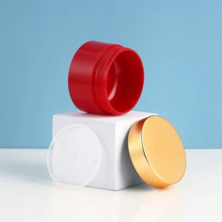 Face Cream Container Jar With Electroplated Gold Lid suppliers