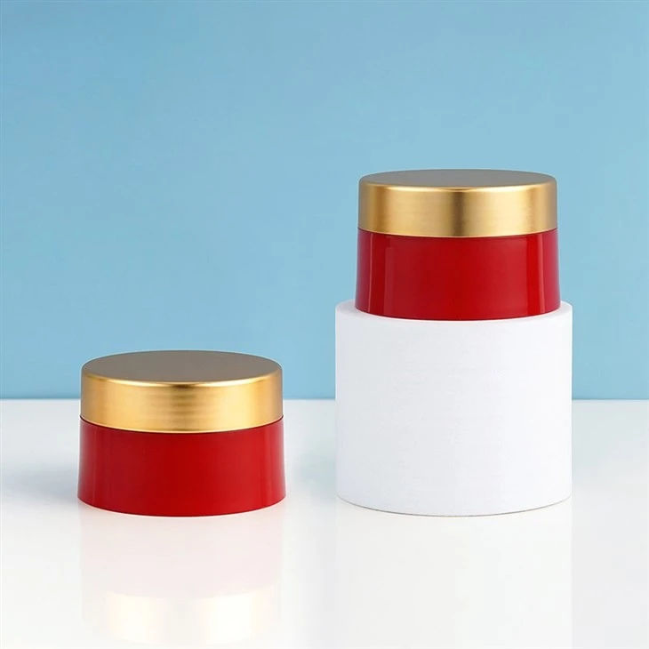 Face Cream Container Jar With Electroplated Gold Lid best